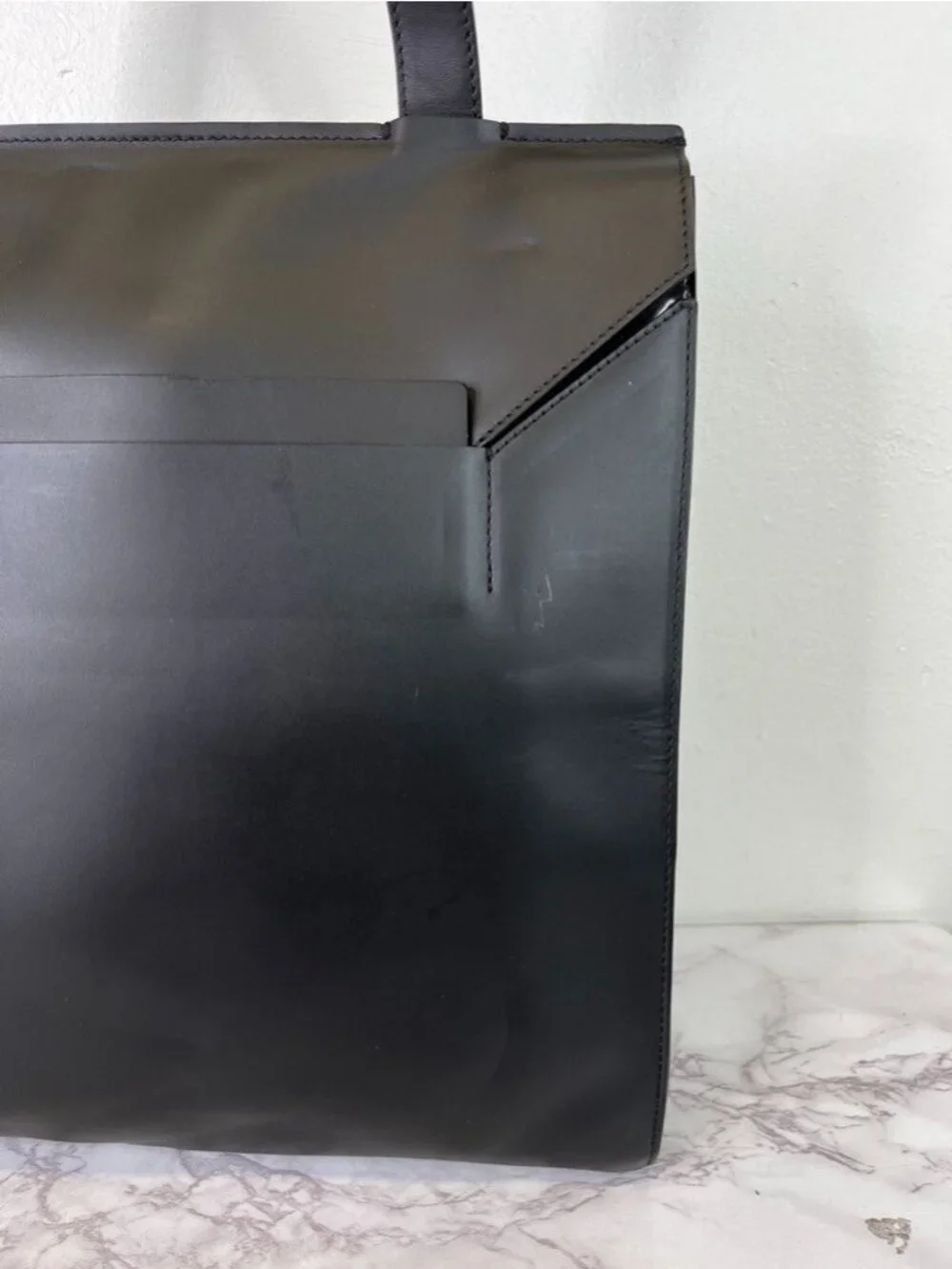 Everlane Women's E1 Black Leather Tote Bag